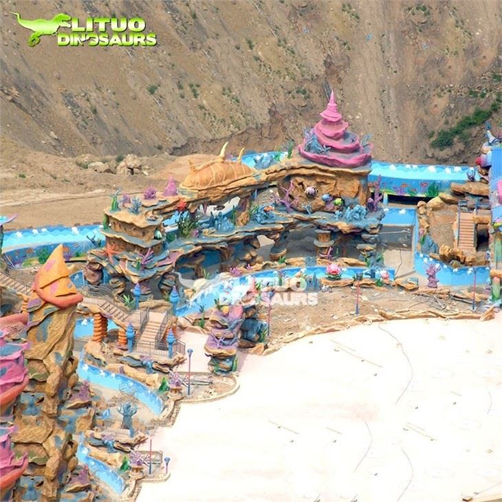 2Colorful Artificial Rock Castle(001)