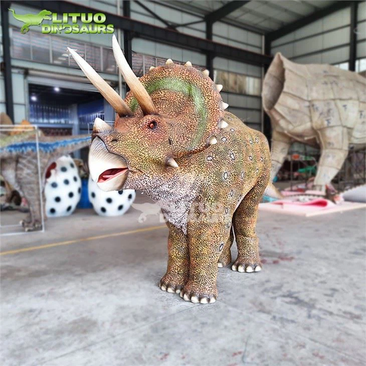 Realistic Walking Triceratops Costume